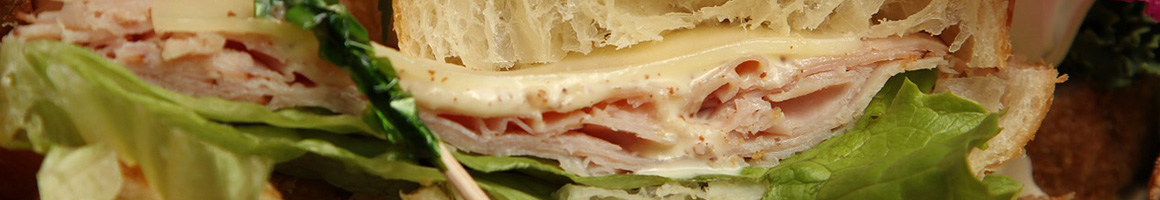 Eating Sandwich Cafe at Café Duet restaurant in Stroudsburg, PA.